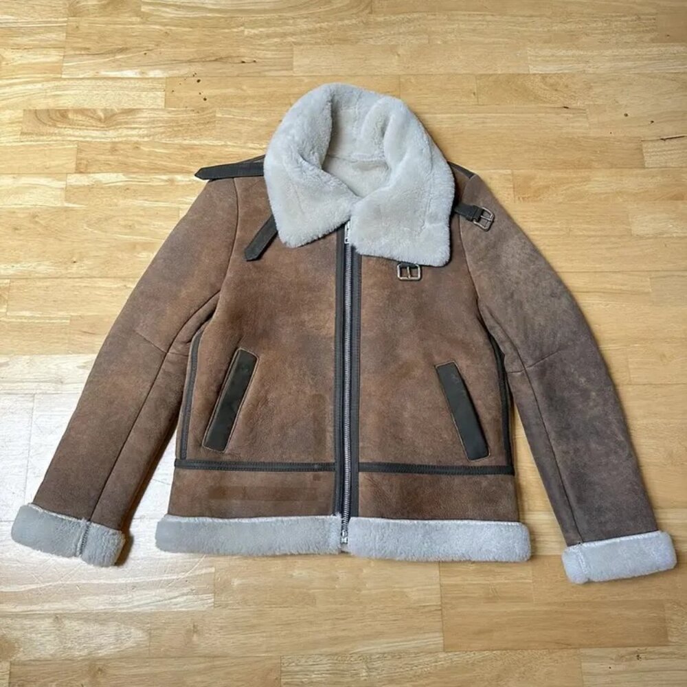 Diesel Shearling Aviator jacket